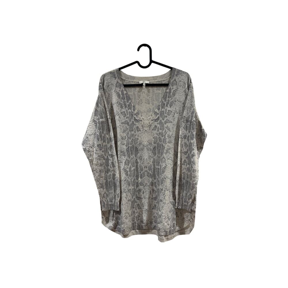 Joie snakeskin printed sweater